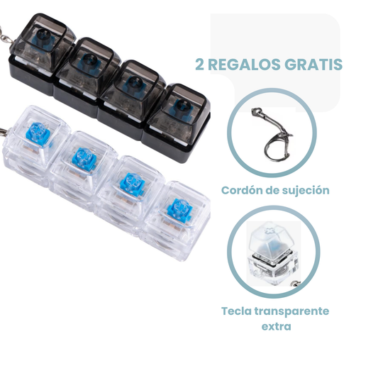 Llavero Mecánico Antiestrés Sensorial